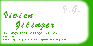vivien gilinger business card